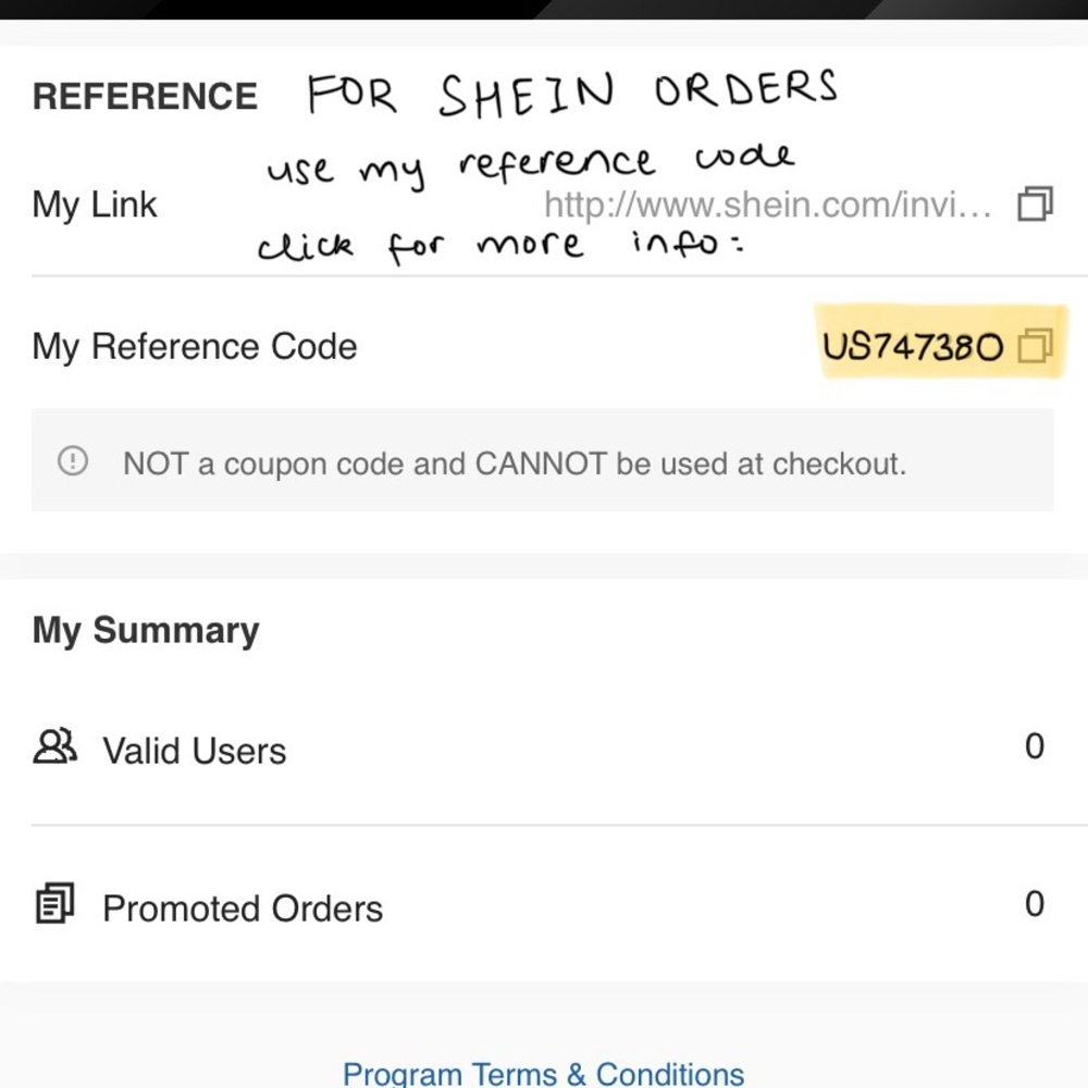hi guys!! for shein orders